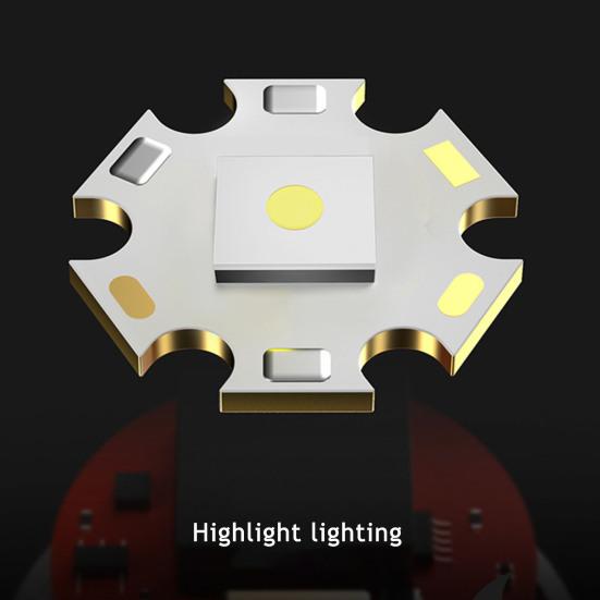 Светодиодный фонарик высокой яркости с цифровым дисплеем, водонепроницаемый, перезаряжаемый, энергосберегающий светодиодный фонарь для кемпинга на открытом воздухе, патрулирования