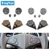 Car Steering Wheel Control Buttons Cover For Mercedes Benz C GLK E Class W204 W207 W212