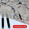 1/2Pcs Paver Removal Tool with Micro-Tooth Grooves Non-Slip Rubber Handle Lawn