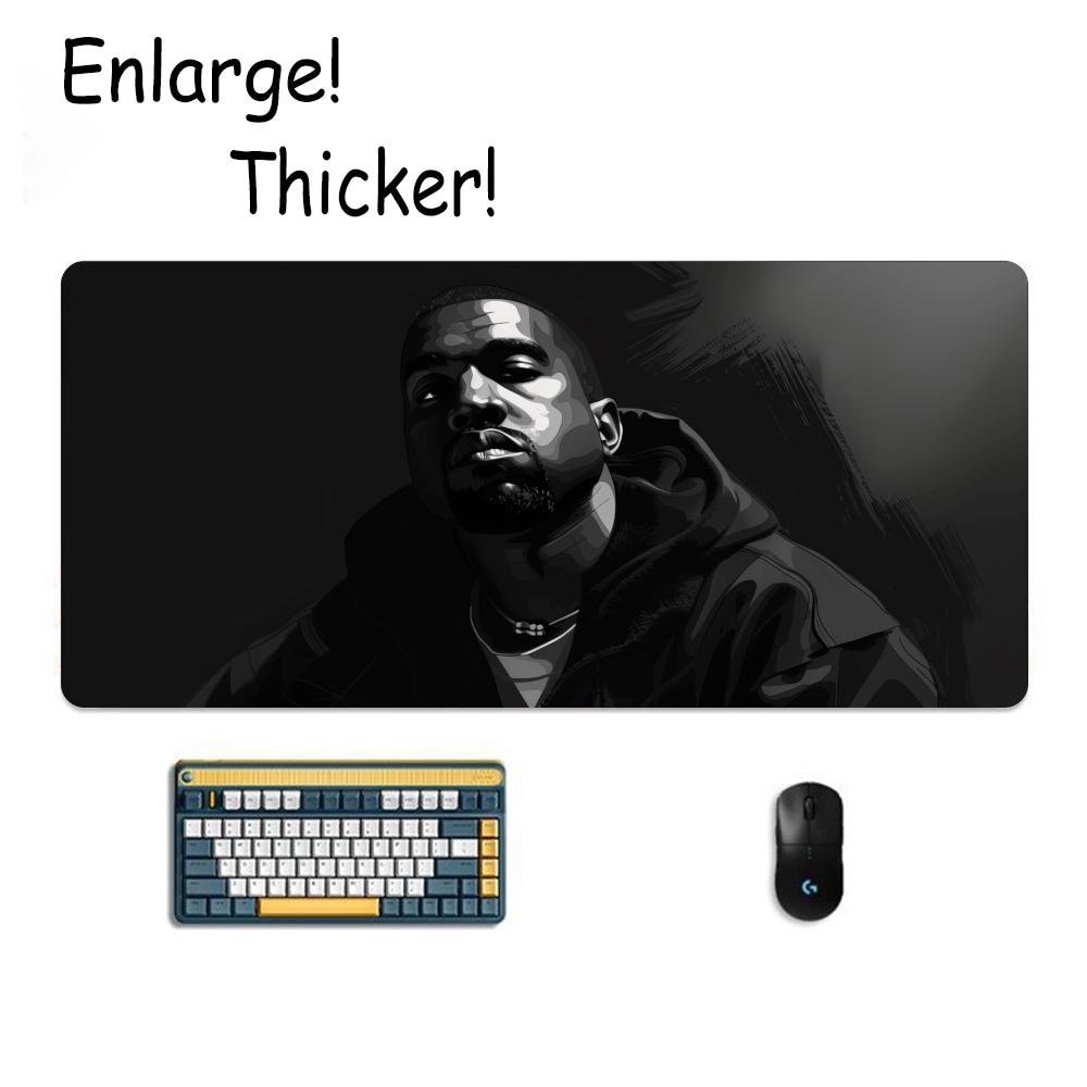 Kanye West Mouse Pad Xxl Large Mouse Pad Smooth Surface For Gaming Nonslip Comfortable Desk Mat