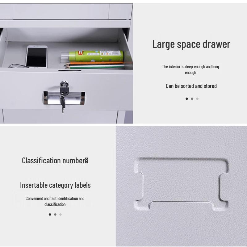 Baoyoushi Double Door Metal File Storage Cabinet