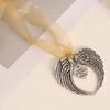 1pc Angel Wings Christmas Ornament Bell Charm  Angel Wings Christmas Tree Decoration Gift Box Home Decoration Pendant