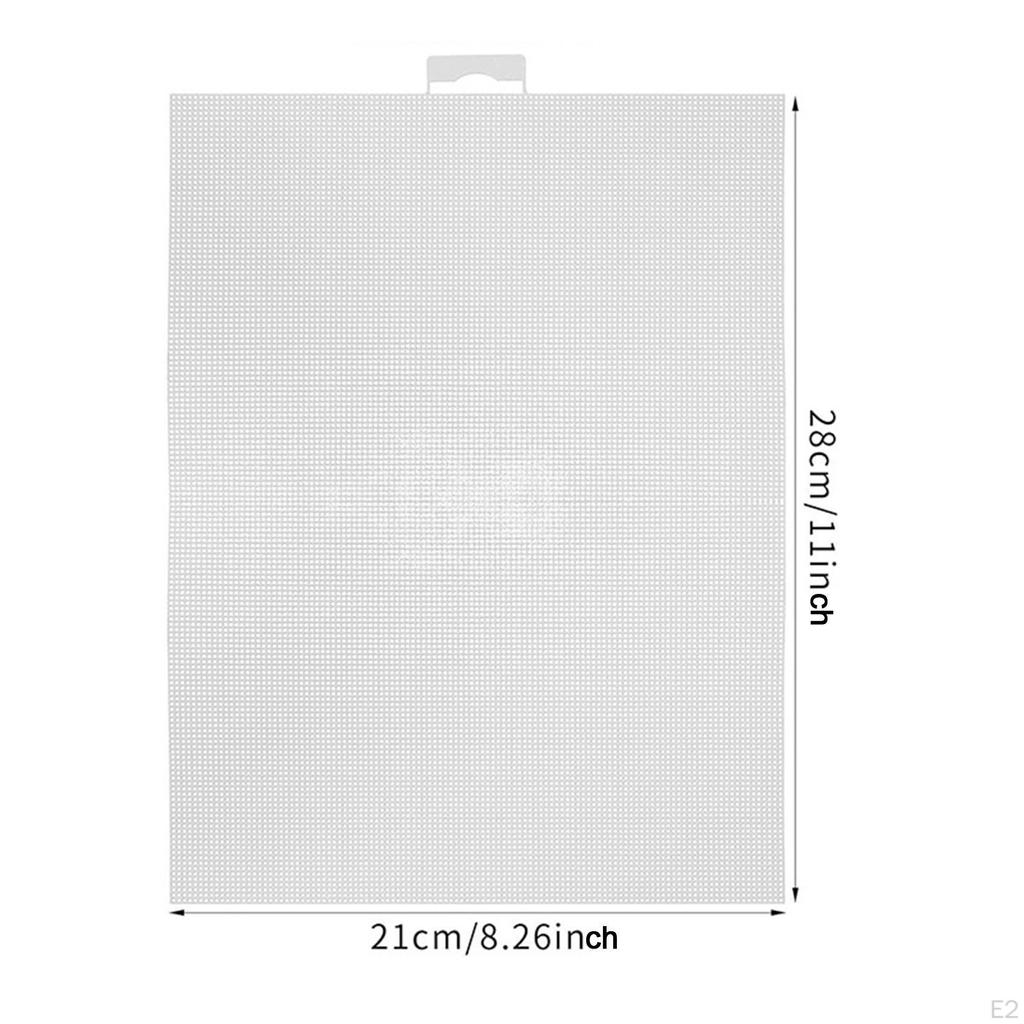 10x сетчатых холщовых листов для создания разделителей для вязания, легкие для вышивки