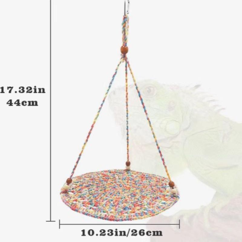 Гекконы Ящерицы Гамак Коврик Игрушка для маленьких домашних животных Летняя кровать Качели Ящерицы Террариумы Украшения для среды обитания