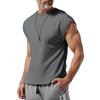 Мужская свободная однотонная повседневная летняя майка