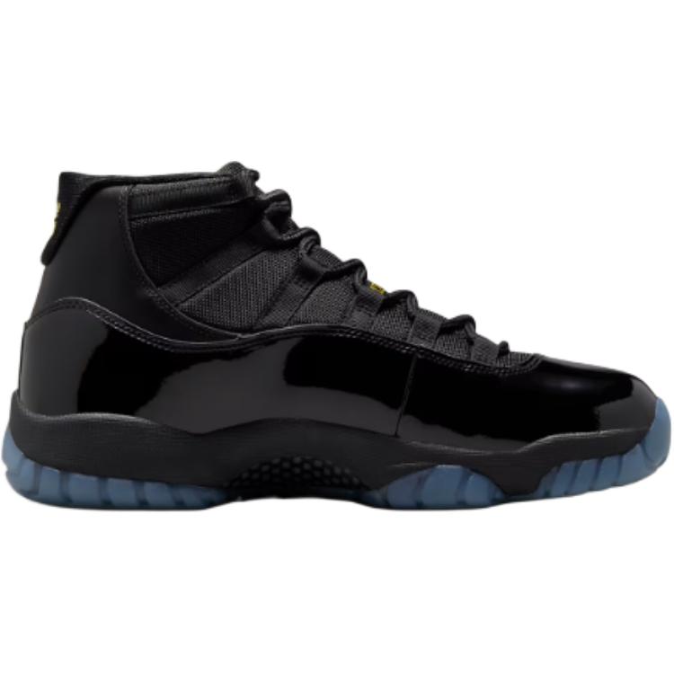 Jordan Детские баскетбольные кроссовки Air Jordan 11 Retro High top Черно-синие для детей 3-7 лет 378039-047