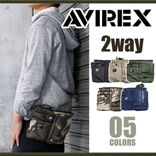 Сумка через плечо AVIREX Eagle, поясная сумка, сумка на бедро, 2-сторонняя AVX342L [Avirex] Мужская женская avirex-013 (песок)