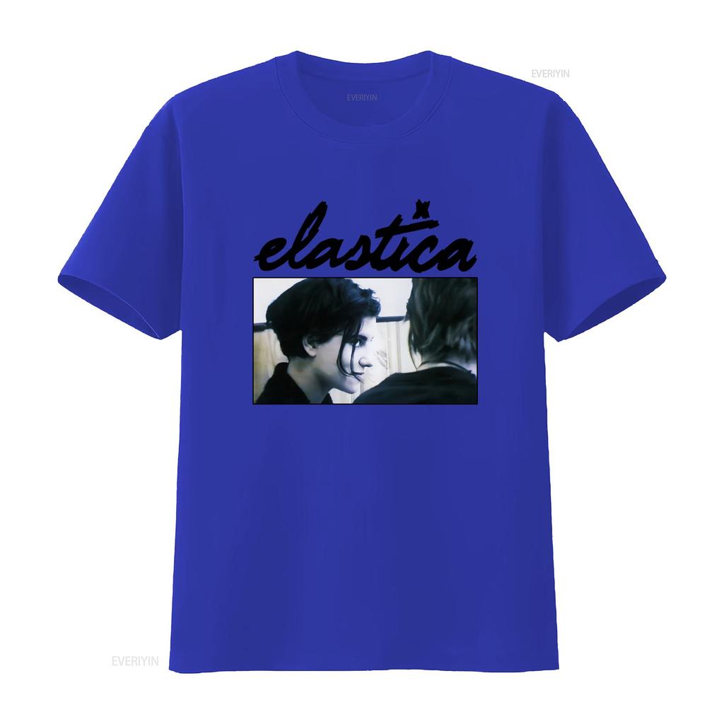 Elastica Vintage Style T Shirt Retro Fashion Statement vintage Washed Breathable Comfortable homme Slightly Casual streetwear