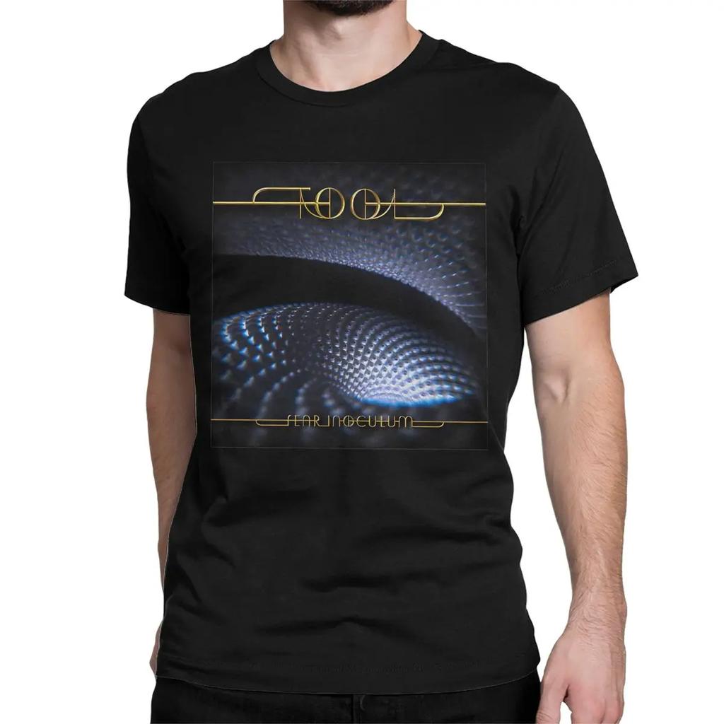 Футболка унисекс с принтом альбомов Lateralus Aenima группы Tool - Графическая футболка в стиле прогрессивного металла, 100% хлопок, с круглым вырезом, с коротким рукавом