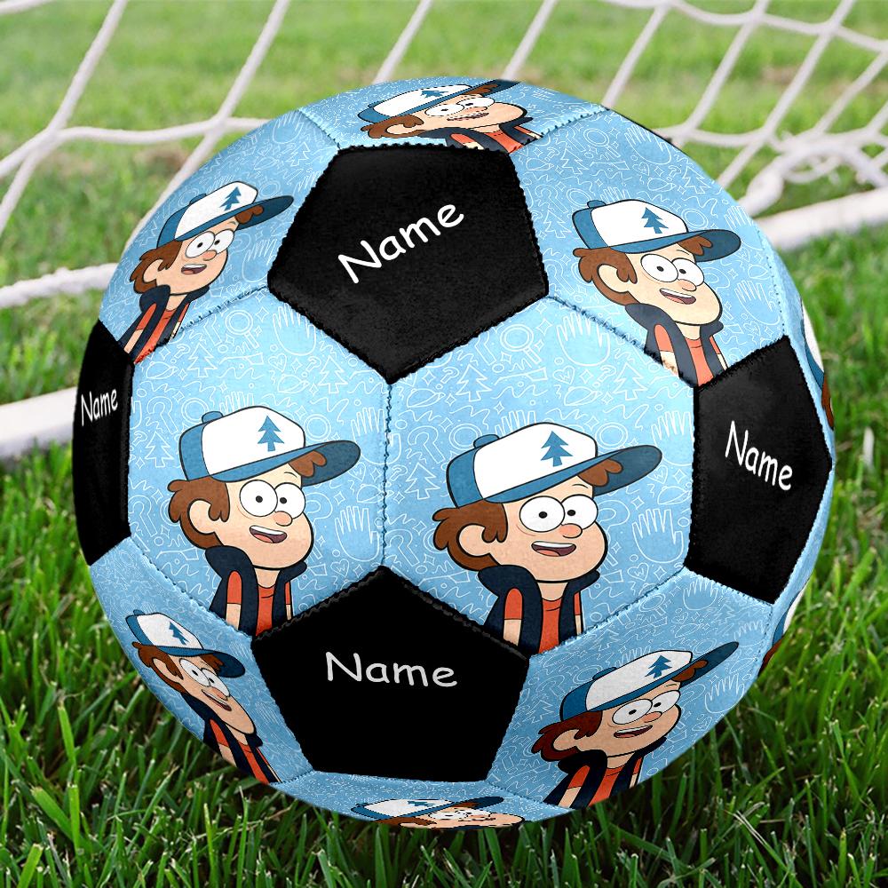 Custom Name Gravity Falls Theme Size 5 Soccer Ball, Suitable for Both Indoor and Outdoor Matches, a Gift Suitable for Everyone.