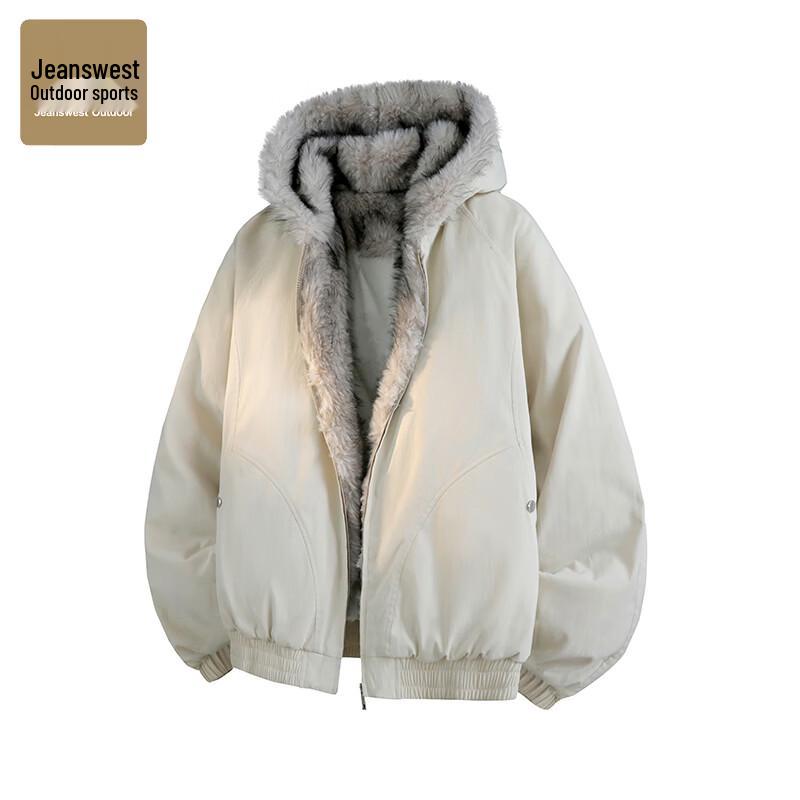 Jeanswest Men's Hooded Padded Winter Jacket