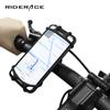 Silicone Bike Phone Holder Bicycle Motorcycle Stand Anti-drop Cycling Mobile GPS Bracket For iPhone 12 11 Huawei Xiaomi Redmi