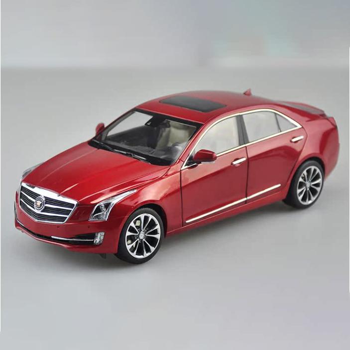Дефектный литой под давлением автомобиль Cadillac масштаба 1/18, модель из сплава ATS CADILLAC ATS-L, игрушечные машины для мальчиков, подарок, оригинальная коробка