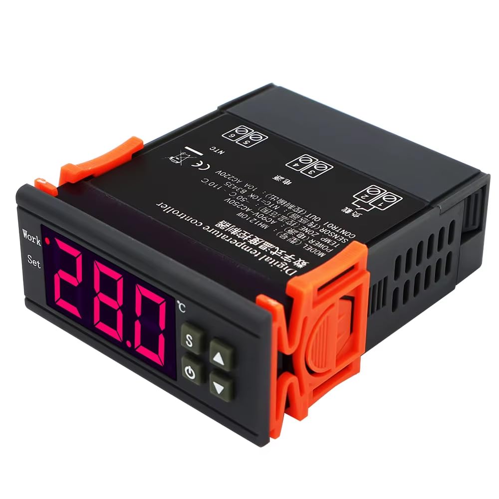 Zmart Цифровой термостат Реле-переключатель для копчения ~200В 10А MH1210W AC 110-220В Терморегулятор Переключатель Термометр Терморегулятор Температура