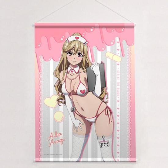 Keith Strike the Blood Original B2 Гобелен Приблизительная ширина 51 x высота 72 см Изготовлен из полиэстера (Купальник «Асаги/медсестра»)