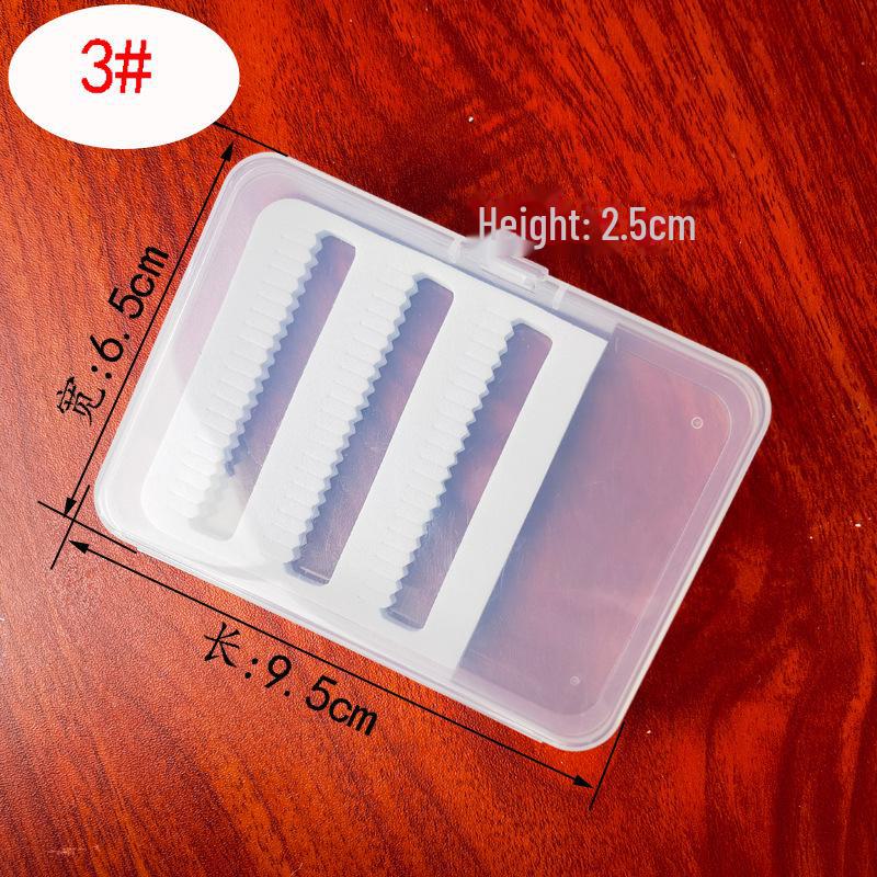 Прозрачная пластиковая коробка для приманок из насекомых Luya с ящиком для хранения крючков для ловли рыбы нахлыстом.