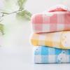 New Jacquard Coral Velvet Bear Plaid Towel for Home Use Adults and Children Soft Absorbent Facial Towel Wash Towel