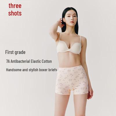 Женские антибактериальные хлопковые трусы-боксеры 7A Sanqiang