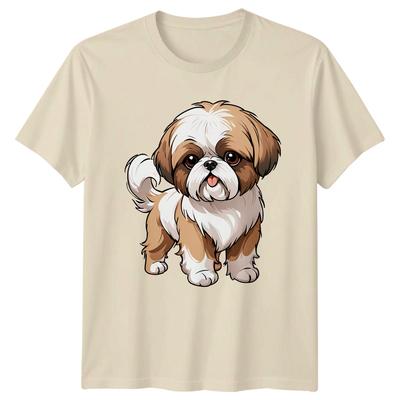 Shih Tzu TShirt Dog Breed Puppy Birthday Gift For Him And Her