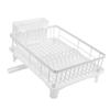 Iron Dish Drying Rack White/Black Utensil Dish Rack Stylish Kitchen Dish Rack  Countertop Storage