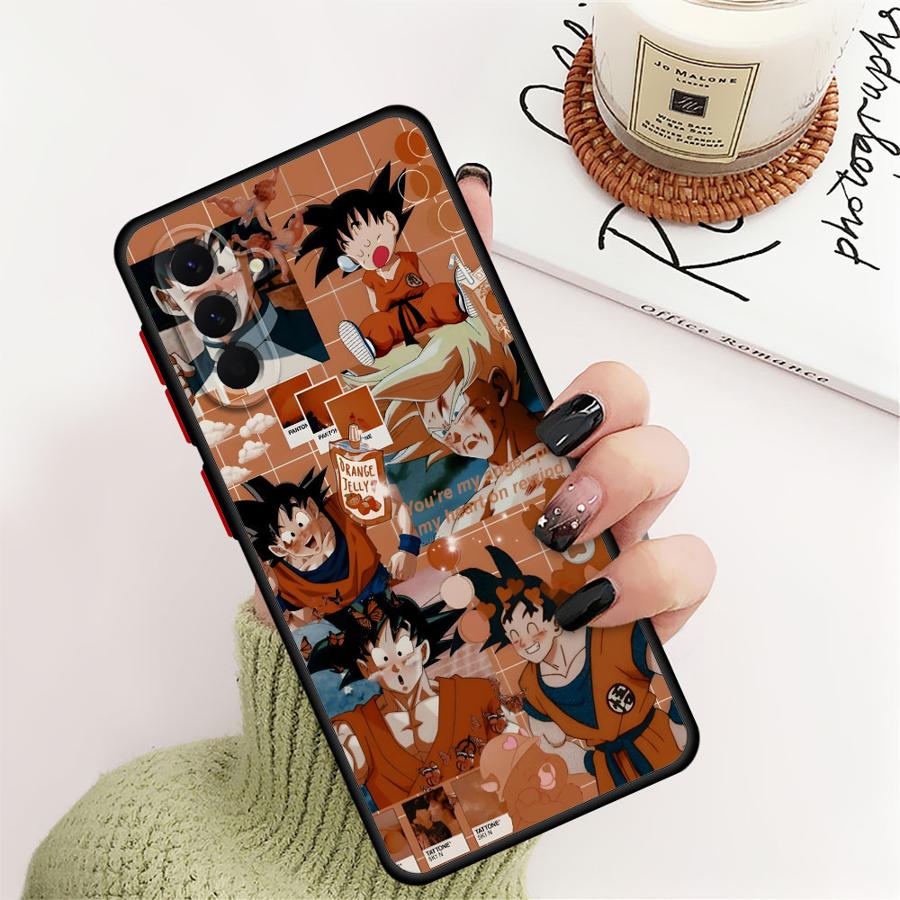 Задняя крышка-чехол для телефона Samsung Galaxy A52 A56 A73 A24 A34 A53 A25 A26 A21s A35 A36 A54 A22 Dragon Ball Веджета Арт