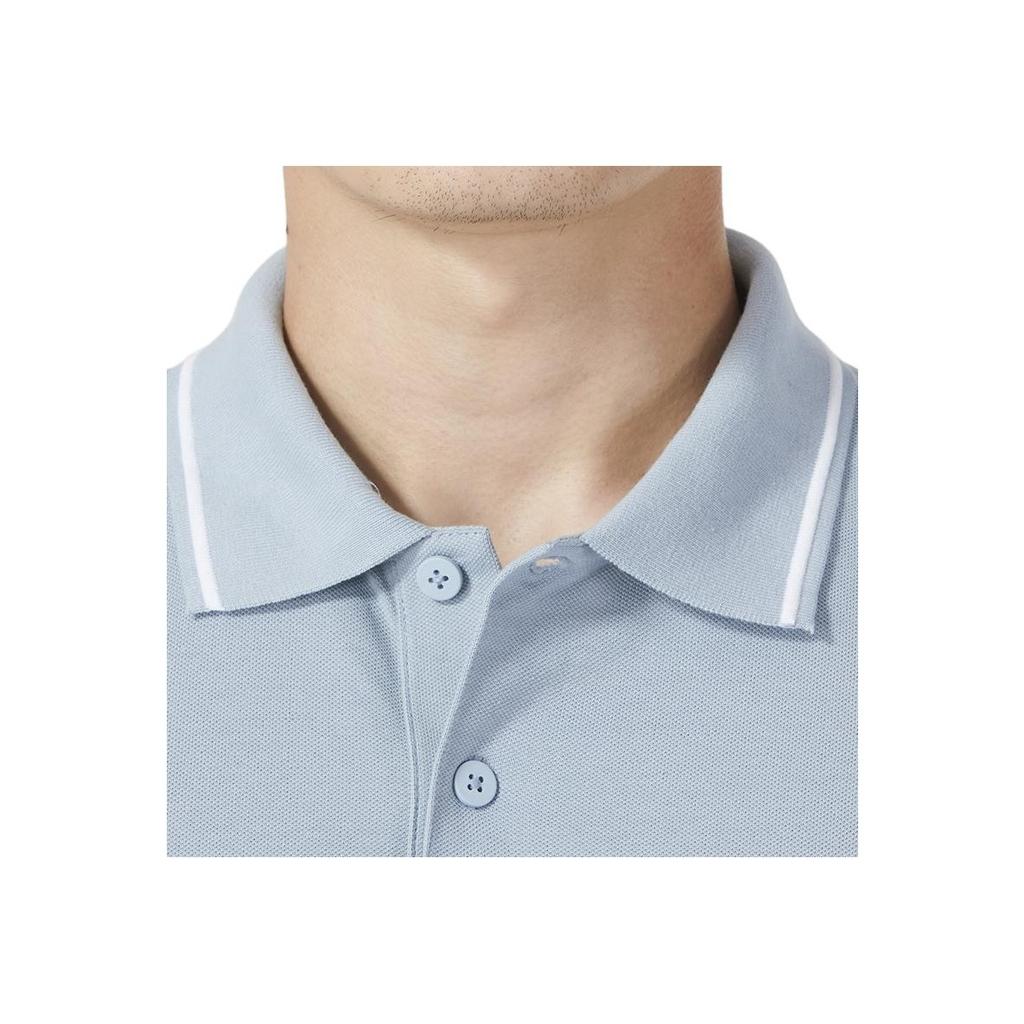 Adidas Повседневная дышащая удобная рубашка поло с коротким рукавом мужские топы синий серый IJ6108