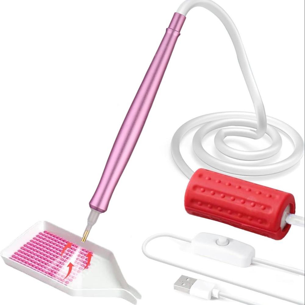 Инструмент для рукоделия своими руками Электрический алмазный всасывающий инструмент Всасывающая насадка Инструмент для сверления для 5D Алмазной живописи