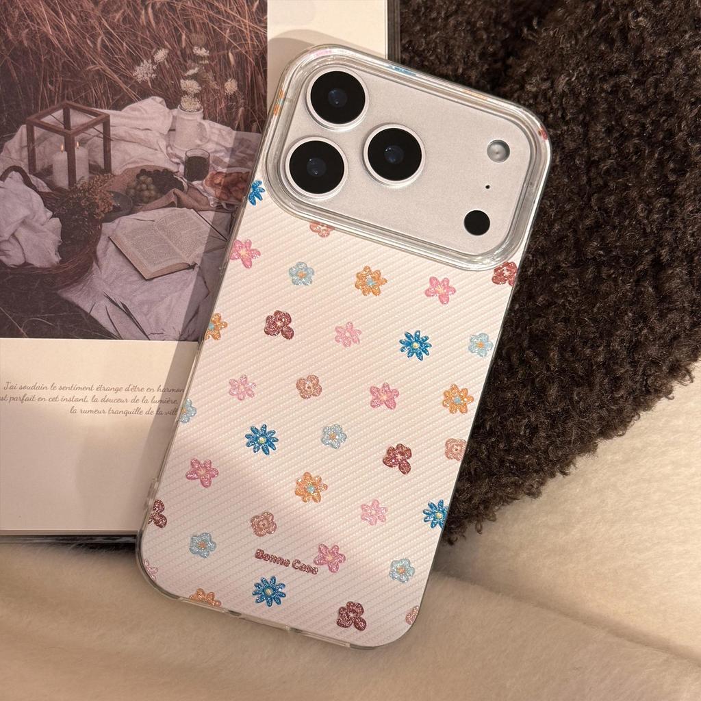 Shimmering Autumn Flower Phone Case for iPhone 17 and iPhone 17 Pro Max