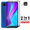 Закаленное стекло 2 в 1 для Xiaomi Redmi 9C, NFC, защитный стеклянный чехол для Xiomi Redmi 9A 9AT Redmi9 Prime Redmi 9 C, защитная пленка