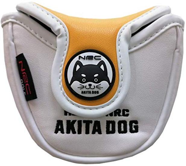 Чехол для гольф-головки, чехол для молотка, совместимый с Odyssey 2 Ball, паттер TaylorMade Spider с магнитом для хаски, акита-ину (Акита Собака)