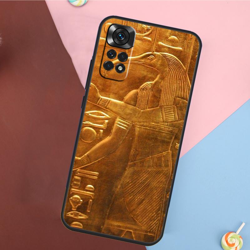 Чехол-обложка с рисунком Фараона Египта для Xiaomi Redmi Note 13 14 Pro 12 11 9 10 9S 10S 11S 12S Redmi 14C 10C 12C 13C