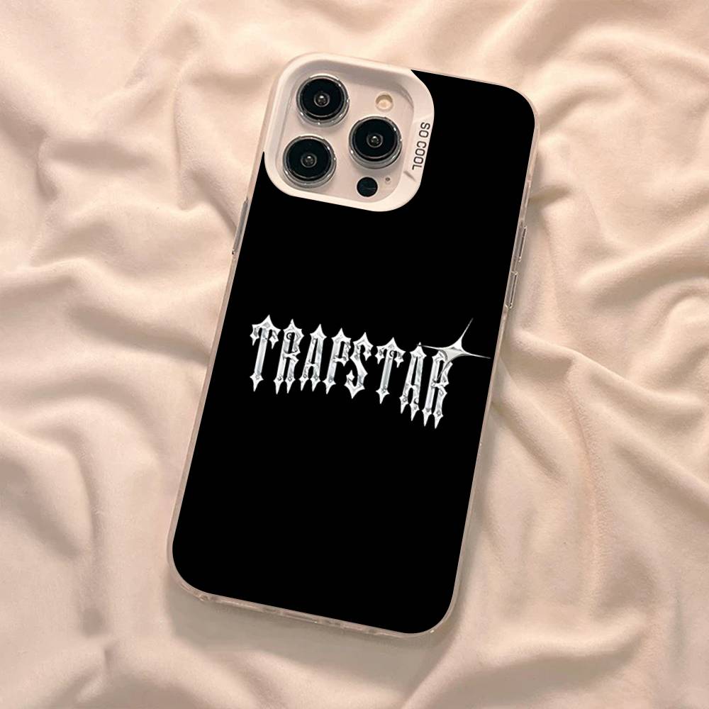 Чехол для телефона T-Trapstars Для iPhone 16 15 14 13 12 11 17 Pro Max Plus Цвет Серебристый Корпус