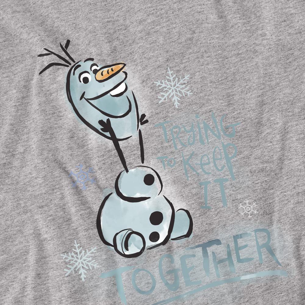 Frozen Unisex Adult Trying To Keep It Together Olaf T-Shirt