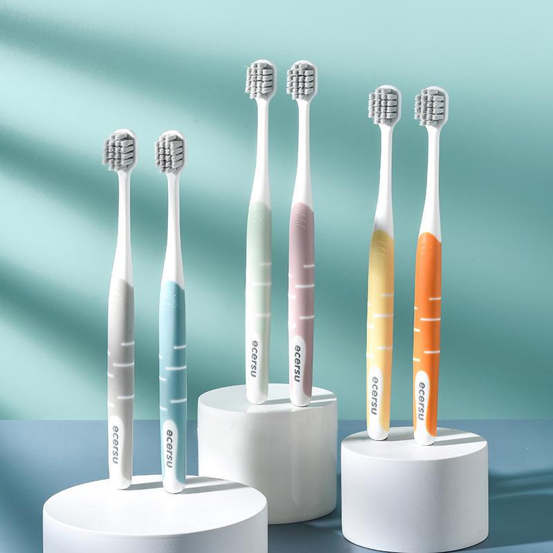 Зубная щетка Chenke с мягкой щетиной и ионами серебра, антибактериальная, с широкой головкой, вариант с маленькой головкой, индивидуальная упаковка