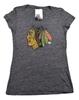 Touch By Alyssa Milano Женская хоккейная футболка NHL Chicago Blackhawks Новая M, L
