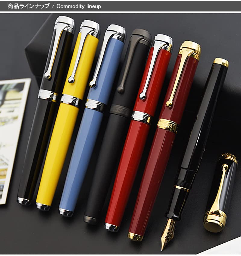 Aurora Talent Fountain 14K Золотое Перо F D11-N, Черная, Перо,