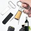 Cover Labor-saving Type Two-prong Kitchen Tool Corkscrew Wine Bottle Opener Wine Cork Puller Clip