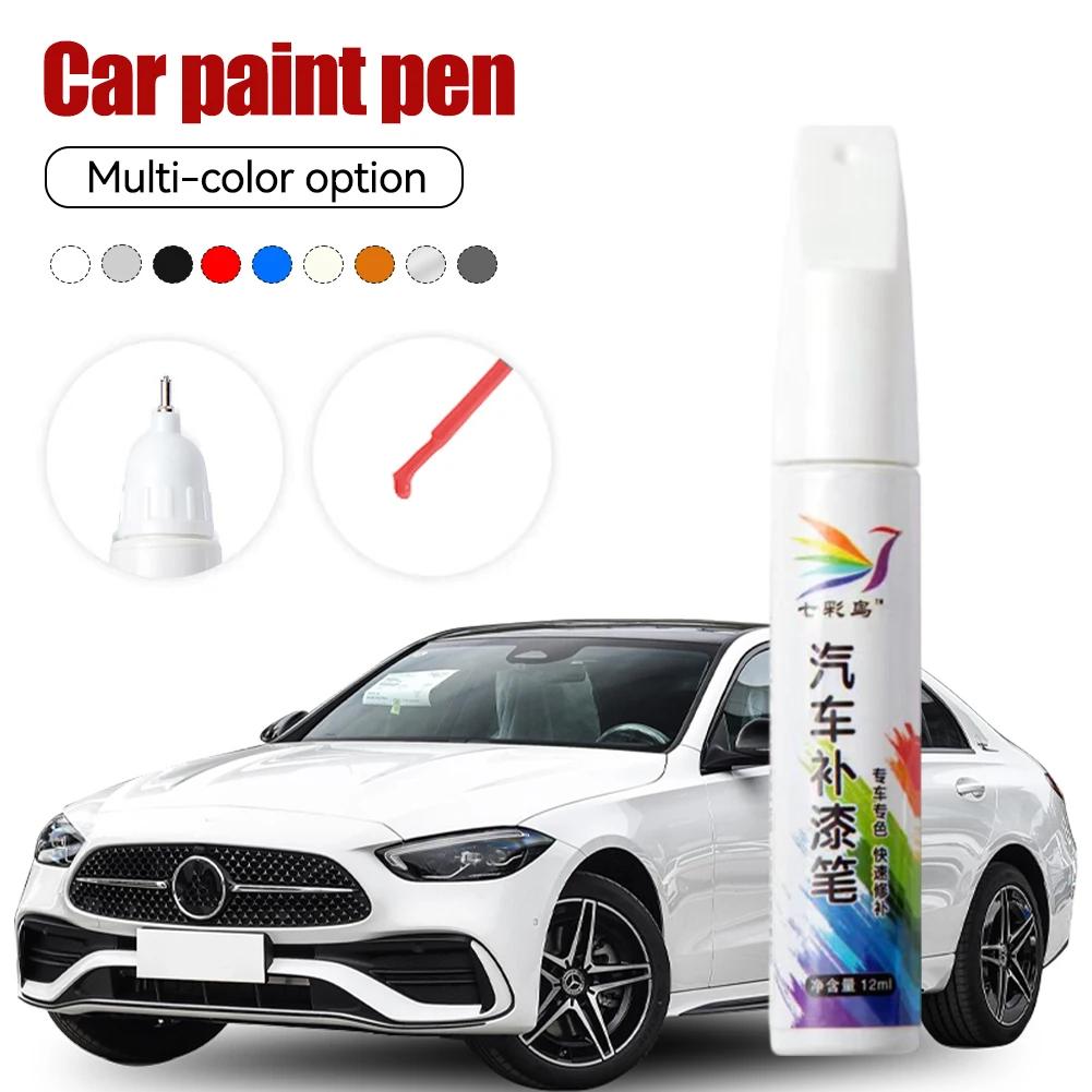 Ручка для ремонта царапин на автомобильной краске Водостойкий маркер для краски Ручка для ухода за протектором автомобильной шины Автомобильные ручки для обслуживания Черный Белый Красный Серебристый