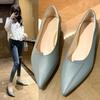 Sharp Pointed Fashion Single Shoe Spring Autumn New Softsoled Footwear Casual Versatile Flat Fashion Shallow Mouth Women's Shoes