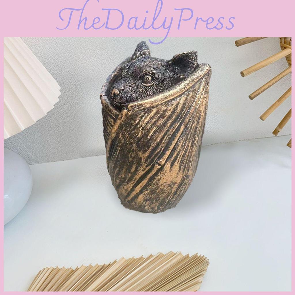 Готическая шкатулка для украшений в виде летучей мыши из смолы, подарок на Хэллоуин, органайзер для хранения украшений