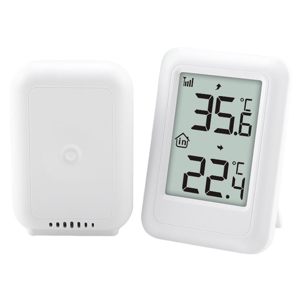 Digital Thermometer with Hanging Hole Temperature Humidity Meter with Support Frame Indoor Outdoor Thermometer for Patio House