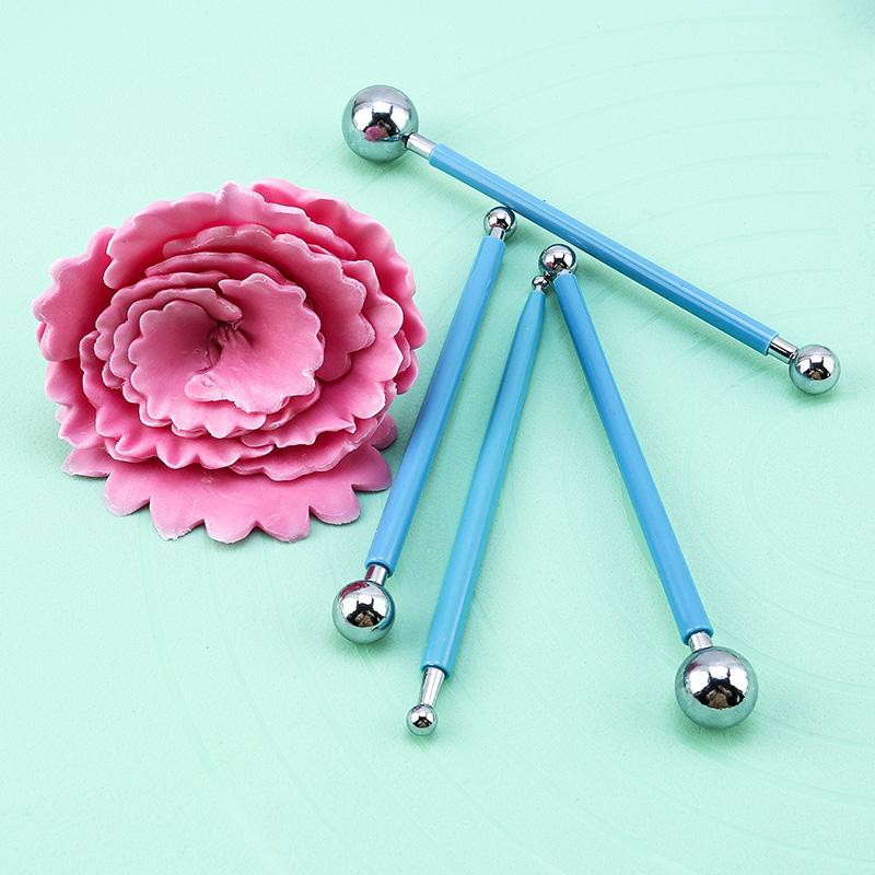 Набор инструментов для лепки тортов из помадки, резные цветы, лепка из глины, набор принадлежностей для выпечки, инструменты для украшения тортов