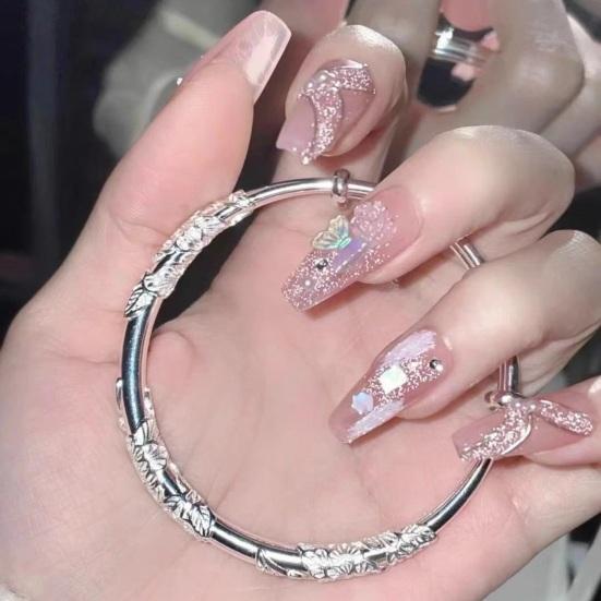 Женский браслет с цветочным тиснением, сплав серебряного цвета, китайский стиль, регулируемый, гладкий, полированный, на запястье, подарок на годовщину дня рождения, легкий браслет