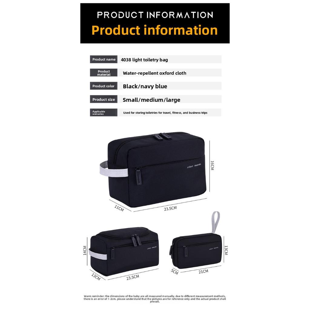 Высококлассный стиль, Большая вместимость для путешествий, Мужская косметичка для ухода, Три в одном, Раздельное хранение, Косметичка, Сумка для фитнеса и плавания