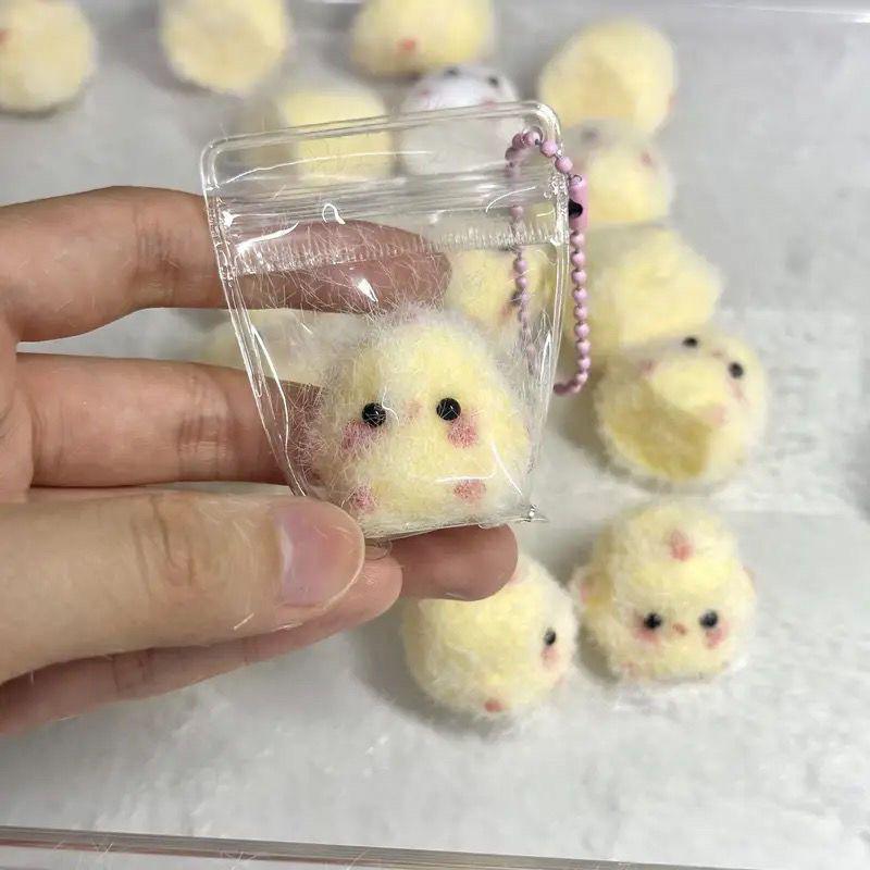 2 шт. миниатюрные игрушки для снятия стресса с медленного отскока, липкие мягкие игрушки для снятия стресса с цыплят
