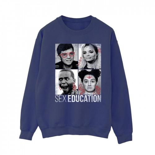 Netflix Womens/Ladies Sex Education Class Photos Sweatshirt