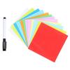 12pcs Dry Erase Notes Set Reusable Washable Removable Mini Board Squares Notes with Marker for
