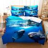 Dolphin Diving Duvet Cover Set 3d Digital Printing Bed Linen Fashion Design Comforter Cover Bedding Sets  Bed Set