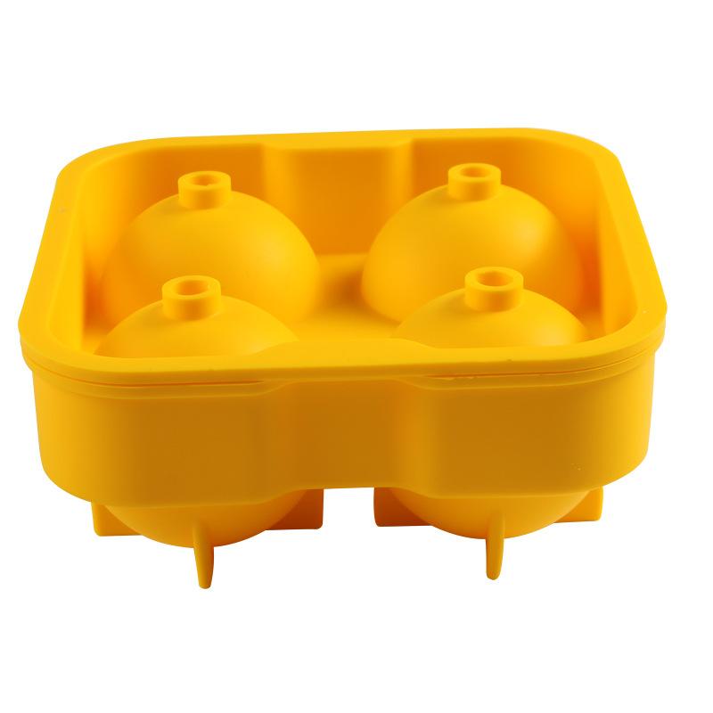 4 решетки Силиконовые формы для кубиков льда Форма для приготовления кубиков льда Квадратный поддон Форма для приготовления шариков льда Поддон для кубиков льда с крышкой для виски Форма для льда