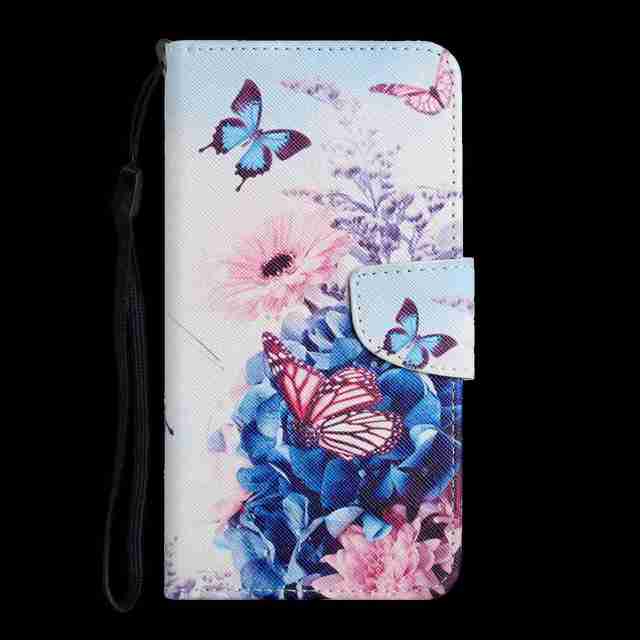 Кожаный чехол для Iphone 12 13 Pro Max, флип-кошелек, держатель для карт, модный чехол для телефонной книги с мультяшной росписью 12pro 13pro